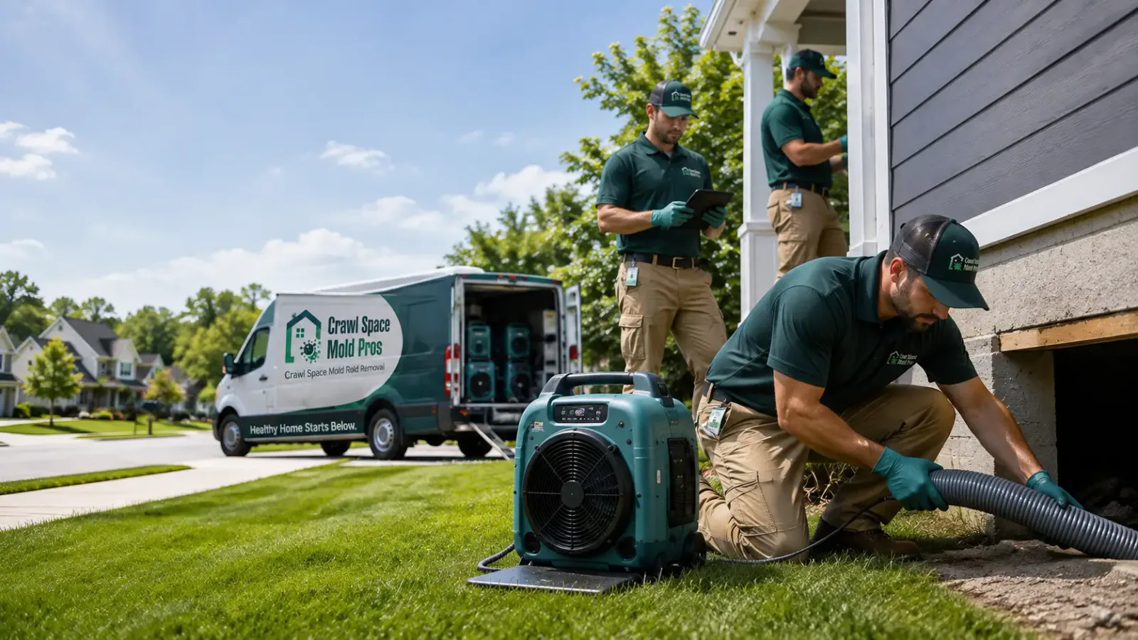 Crawl Space Mold Removal in Montezuma, OH